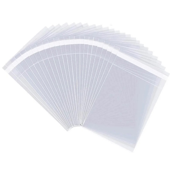 200 8x10 Clear Poly Bags Self sealing Craft bag Variety Pack - clear mailers - Picture 2 of 7